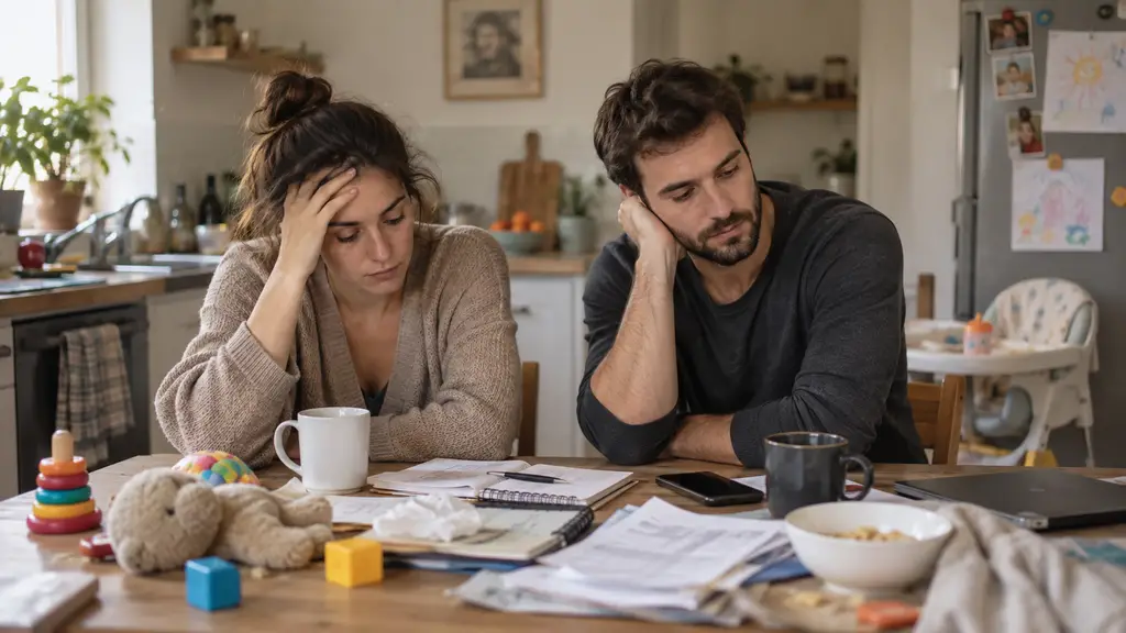 Charge mentale et vie de couple devenue colocation dans un foyer familial avec enfants